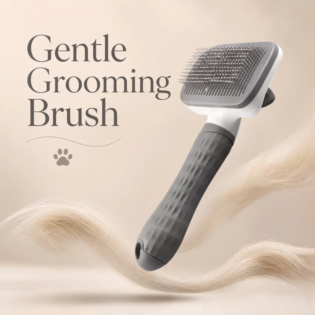 Universal Pet Detangling Brush for Dogs & Cats, 19cm Grooming Brush for Long & Short Hair image 4