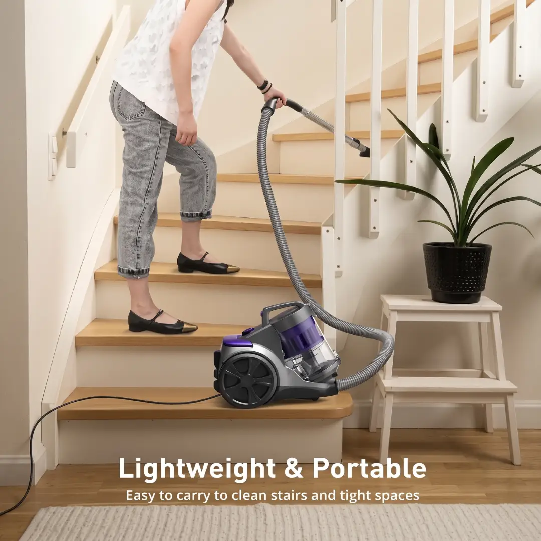Aspiron 1700W Bagless Canister Vacuum Cleaner 45Kpa image 2