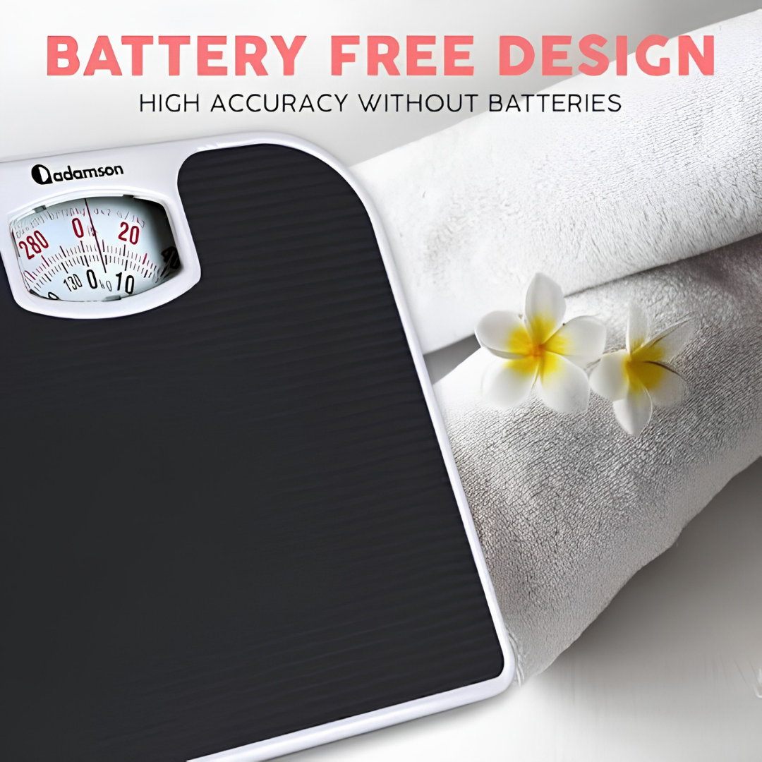 Adamson A21 Analog Bathroom Scale for Body Weight