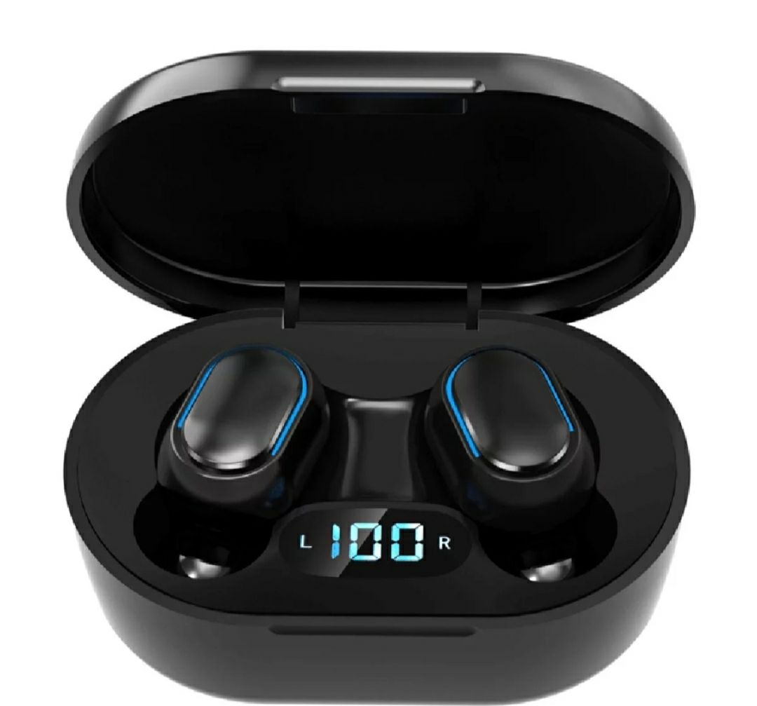 TWS E7S Wireless Earbuds Bluetooth 5.3 Stereo Sport Headphones with Microphone Charging Box for Smartphone