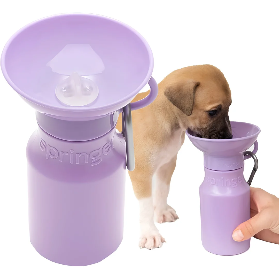 Portable Dog Water Bottle Leak Proof Travel Dispenser for Small Dogs