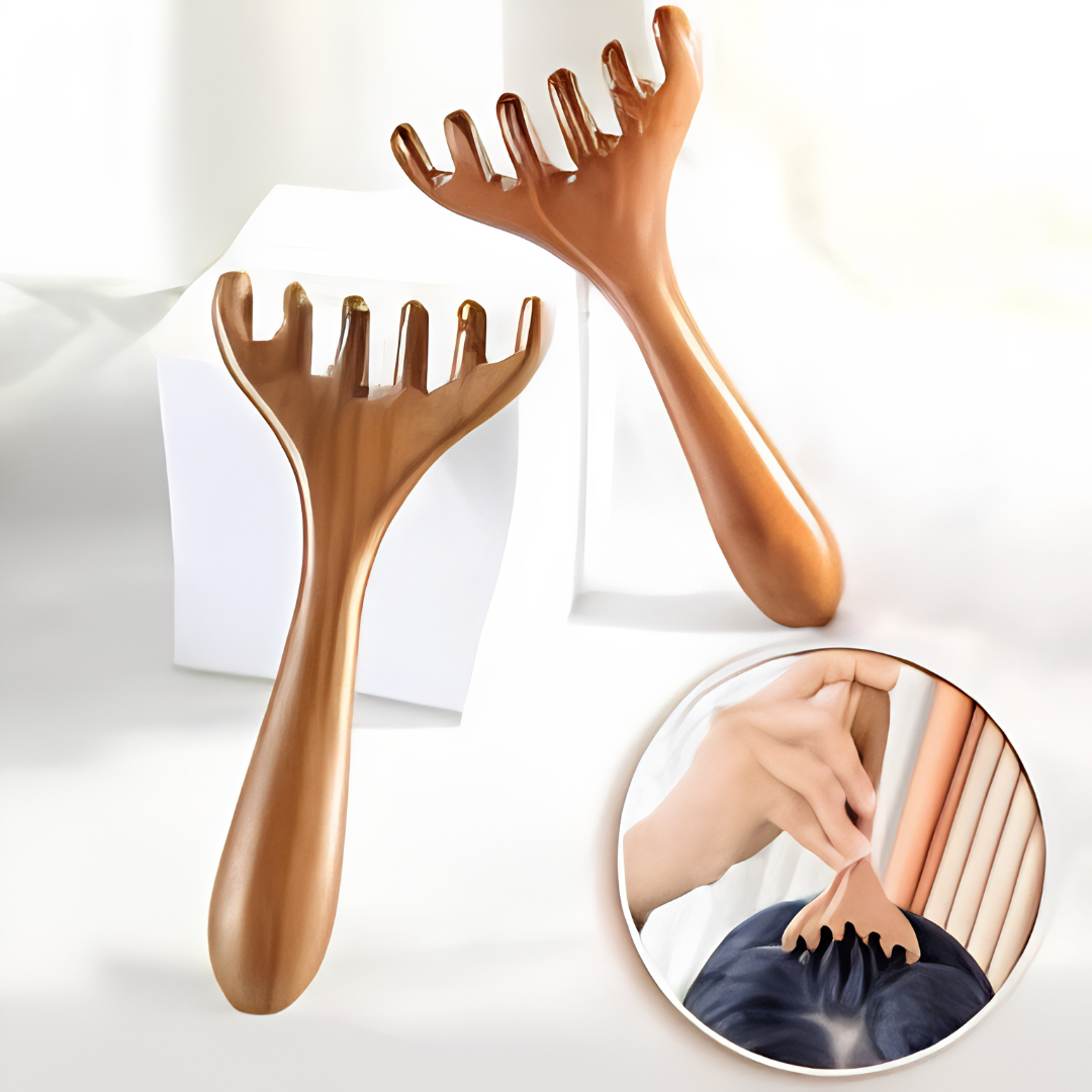 Sandalwood Gua Sha Massage Tool for Trigger Point Therapy image 2