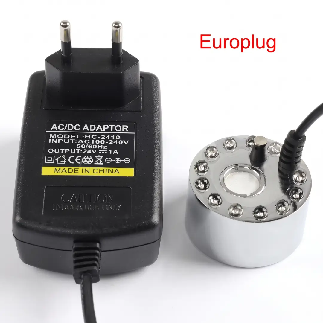 Halloween Smoke Fog Machine, Mini LED Mist Maker, Water Fountain Pond Fogger for Halloween Outdoor Decoration image 5