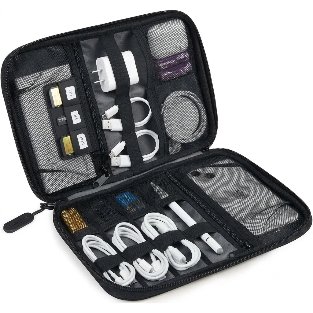 BAGSMART Large Electronics Travel Organizer Case for Cables