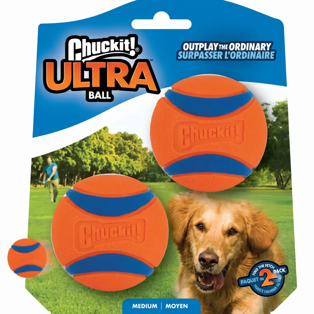 Chuckit Ultra Ball Medium Dog Toy 2 Pack image 3