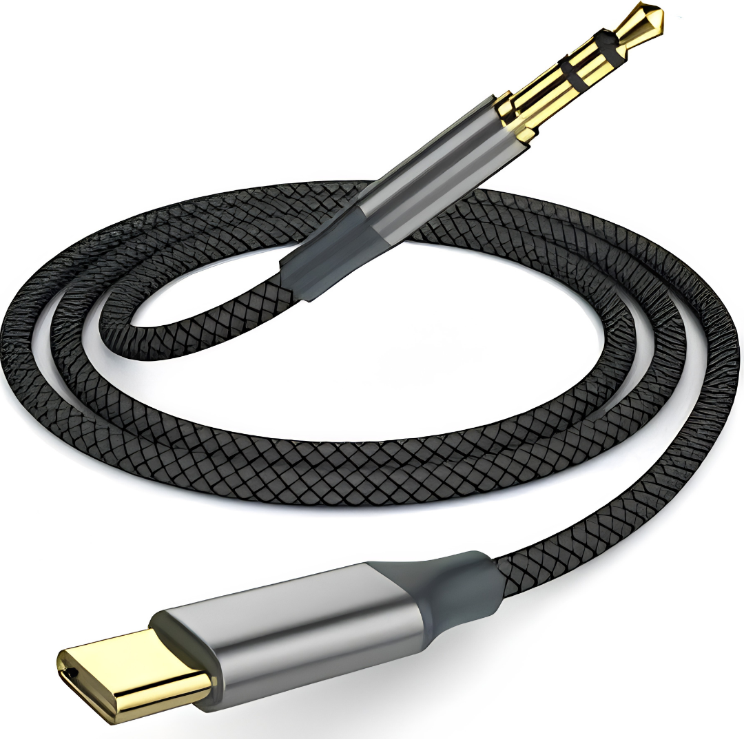 USB C to 3.5mm Aux Cable 3.3ft for Car and Headphones