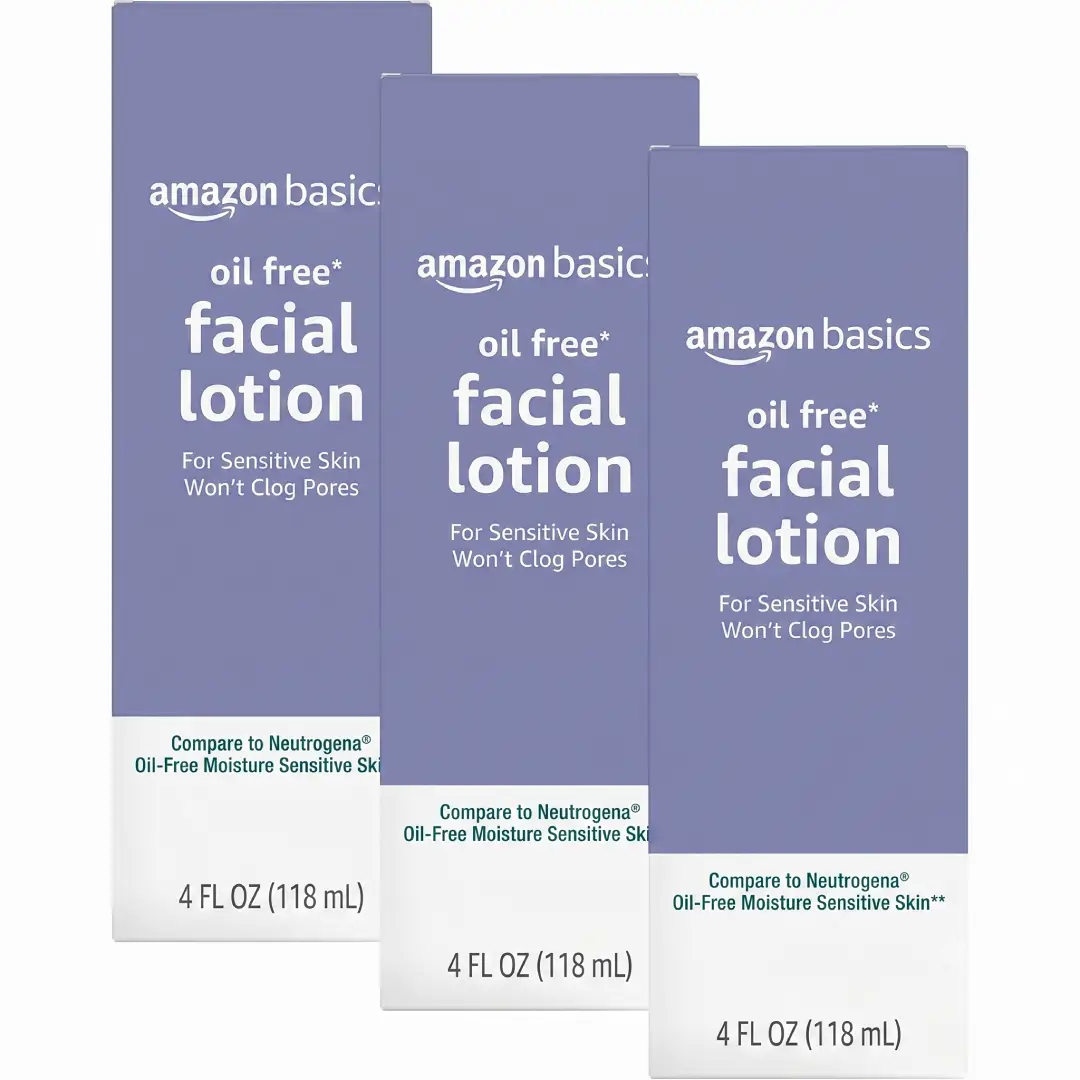 Amazon Basics Oil-Free Facial Moisturizer for Sensitive Skin 4 oz image 2
