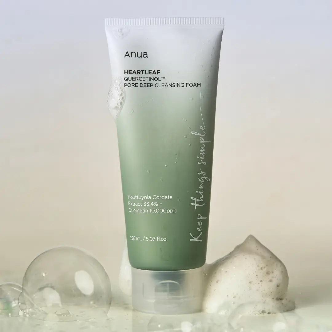 Anua Heartleaf Quercetinol Pore Deep Cleansing Foam Face Wash