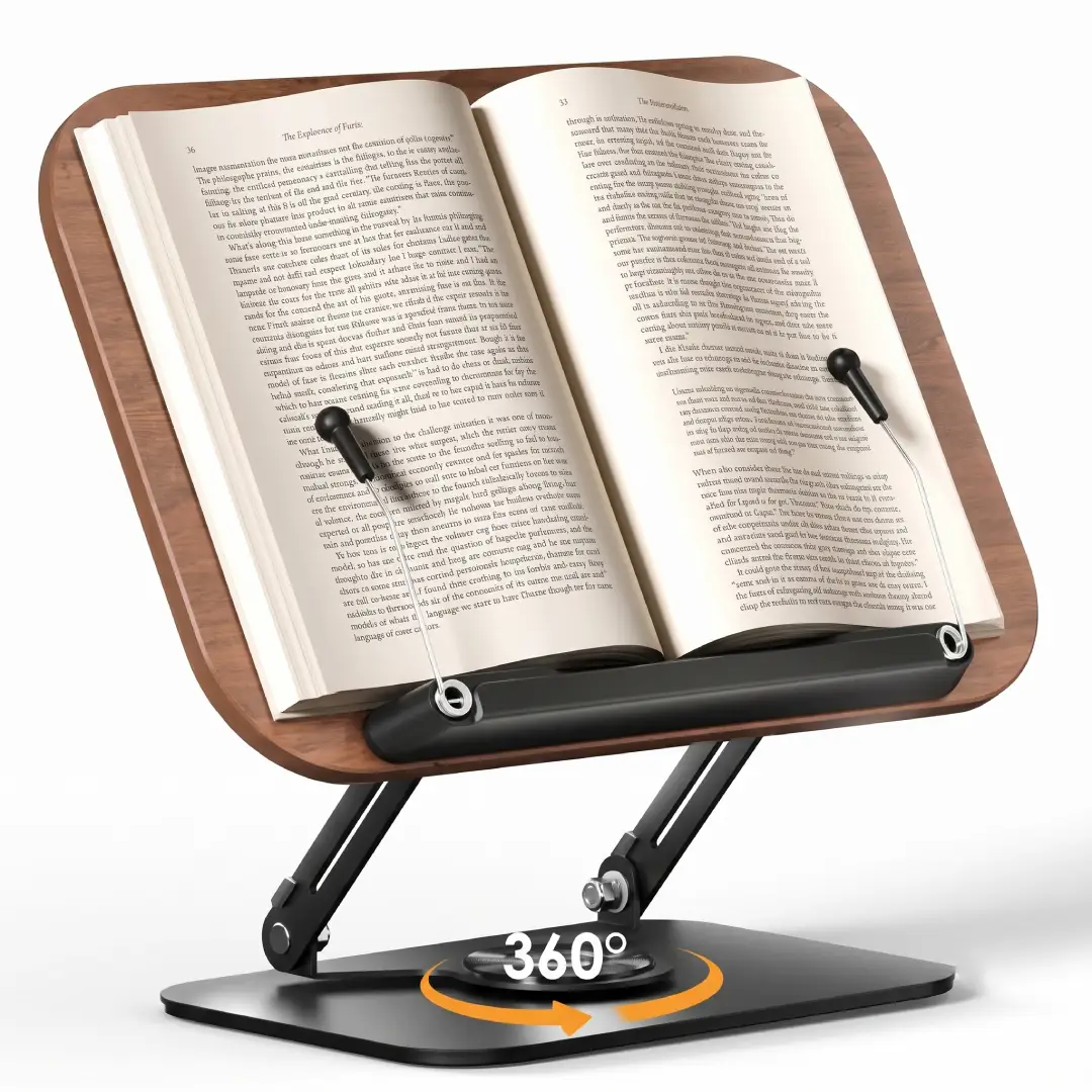 360° Rotating Book Stand for Reading and Cookbooks image 3
