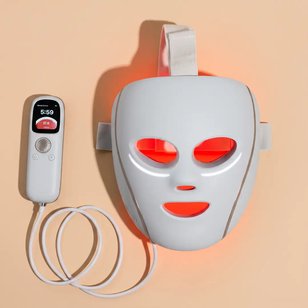 Battery Powered Red Light Heating Nose Mask image 1