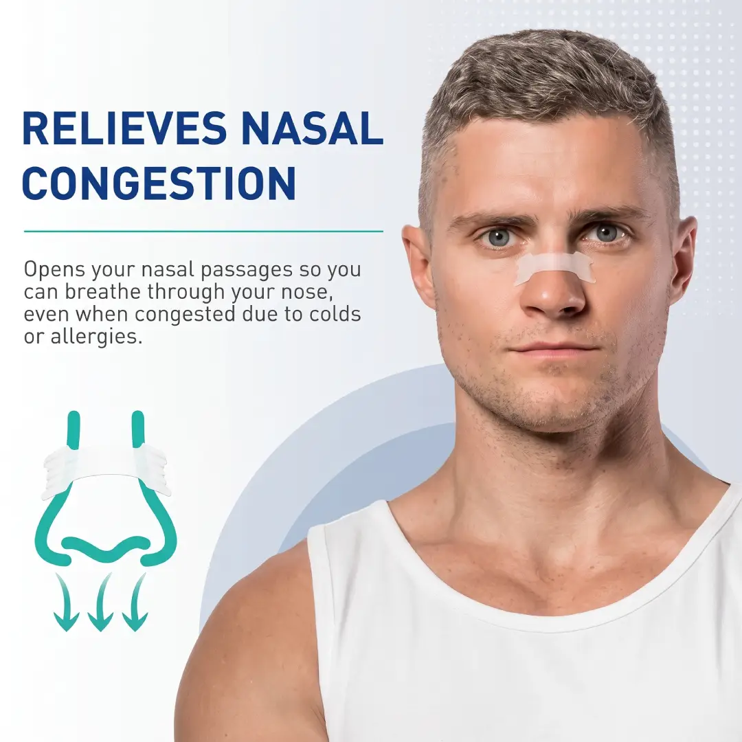 Extra Strength Nasal Strips for Better Breathing, Sleep & Sports image 3
