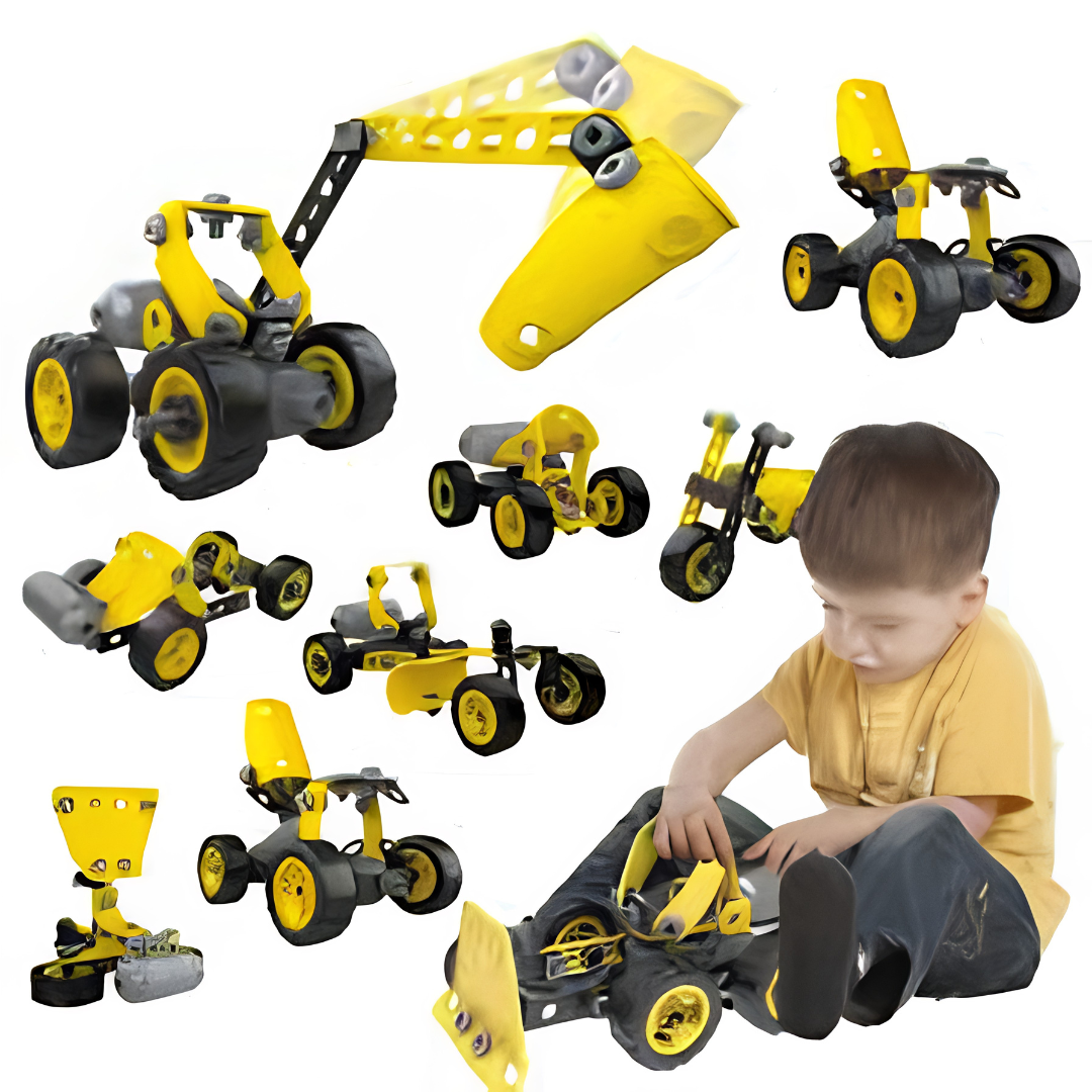 10-in-1 Electric STEM Building Toy Kit for Kids