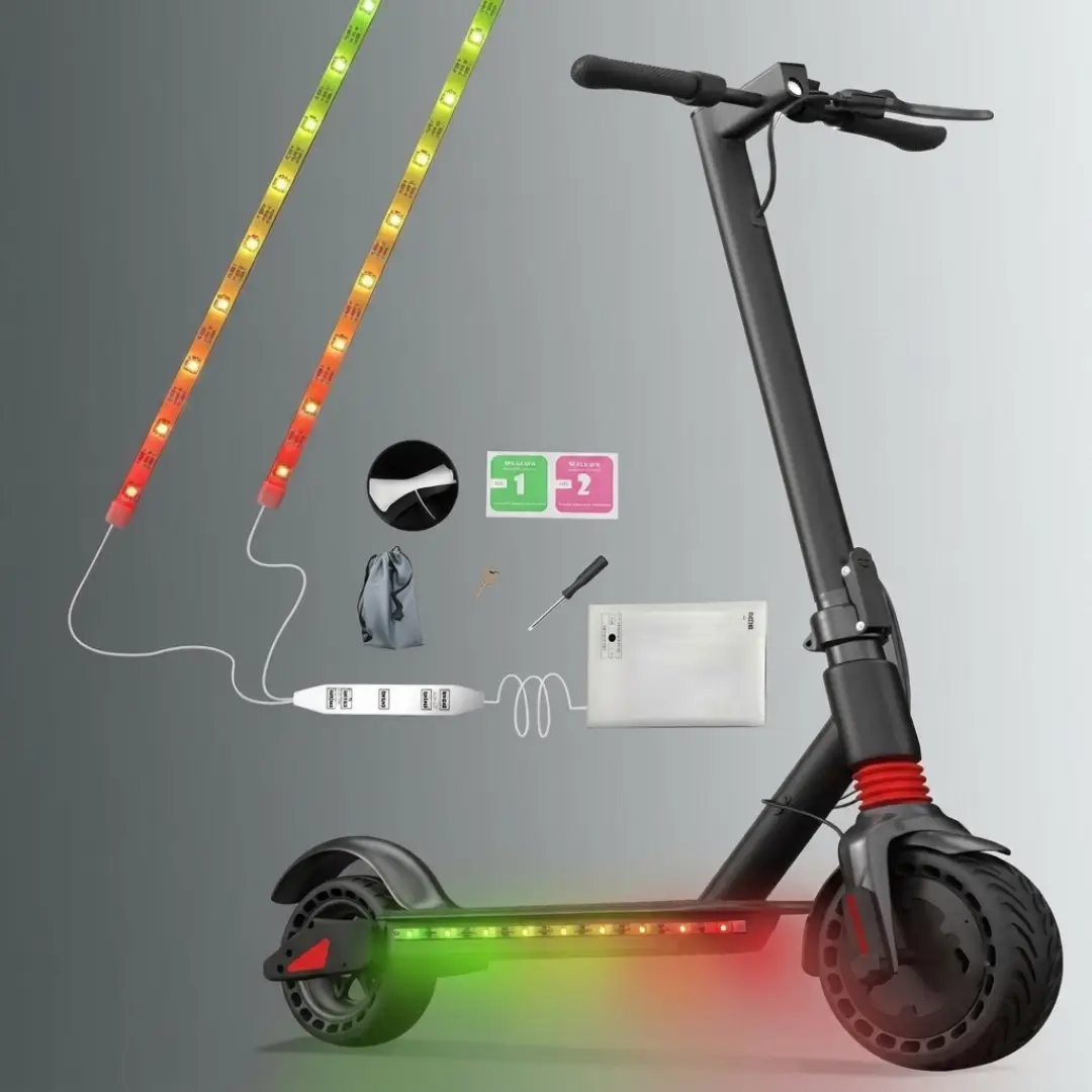 Waterproof LED Strip Lights for Bicycle Scooter and Skateboard image 1