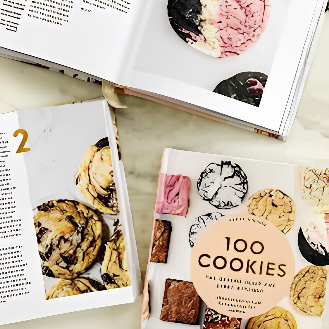 100 Cookies Baking Book Hardcover with Cookie Recipes