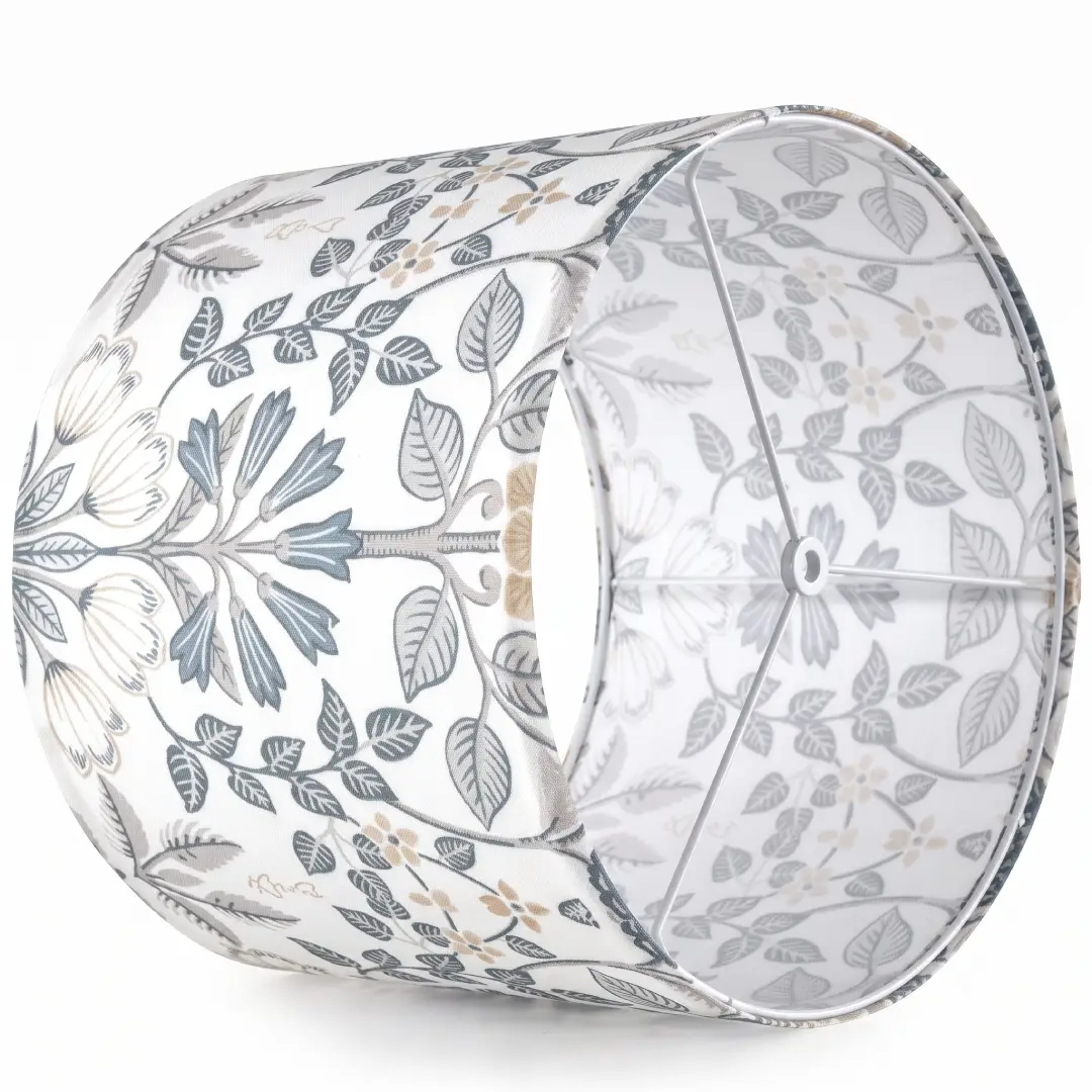 CUTHOLLOW 13 Inch Linen Drum Lamp Shade 2 Pack image 1