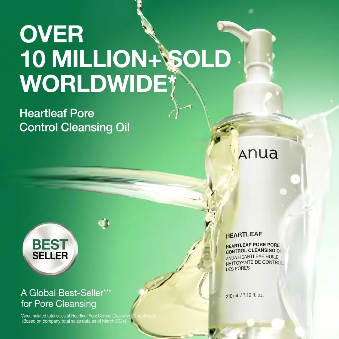 Anua Heartleaf Pore Control Cleansing Oil Korean Makeup Remover image 2