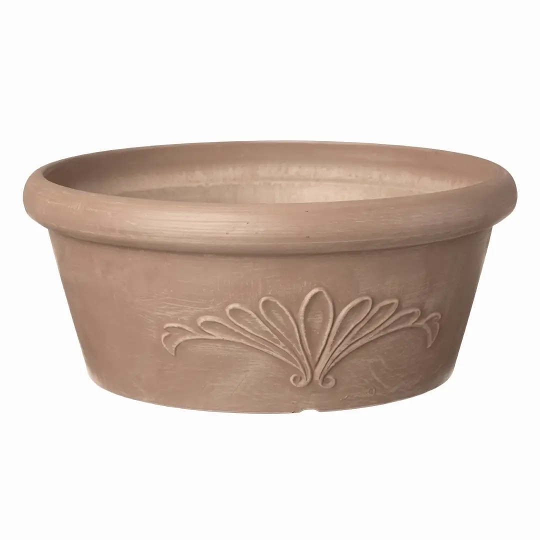 10 Inch Composite Bulb Pan Planter Bowl for Succulents image 1