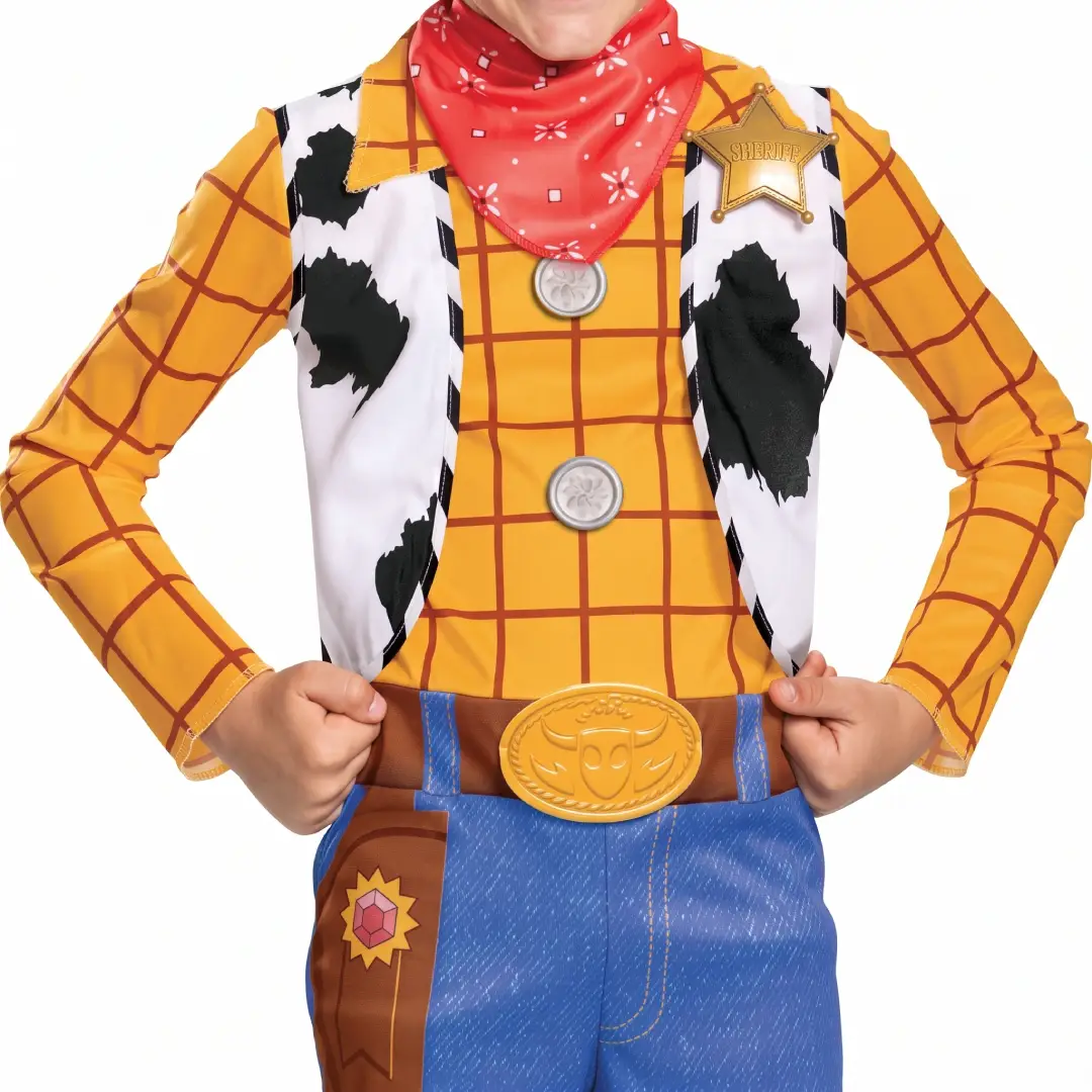 Woody Classic Child Costume for Kids – Cowboy Halloween Dress-Up Outfit with Hat & Accessories image 3