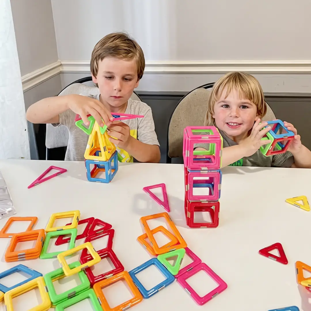 Coodoo Magnetic Blocks Tough Tiles Starter Set image 1
