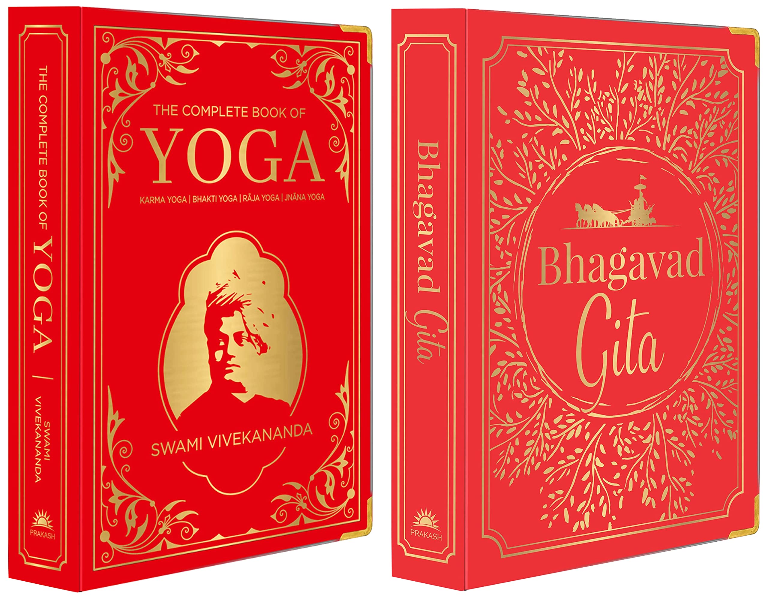 Complete Book of Yoga: KARMA YOGA / BHAKTI YOGA / RAJA YOGA / JNANA YOGA (Deluxe Silk Hardbound), The