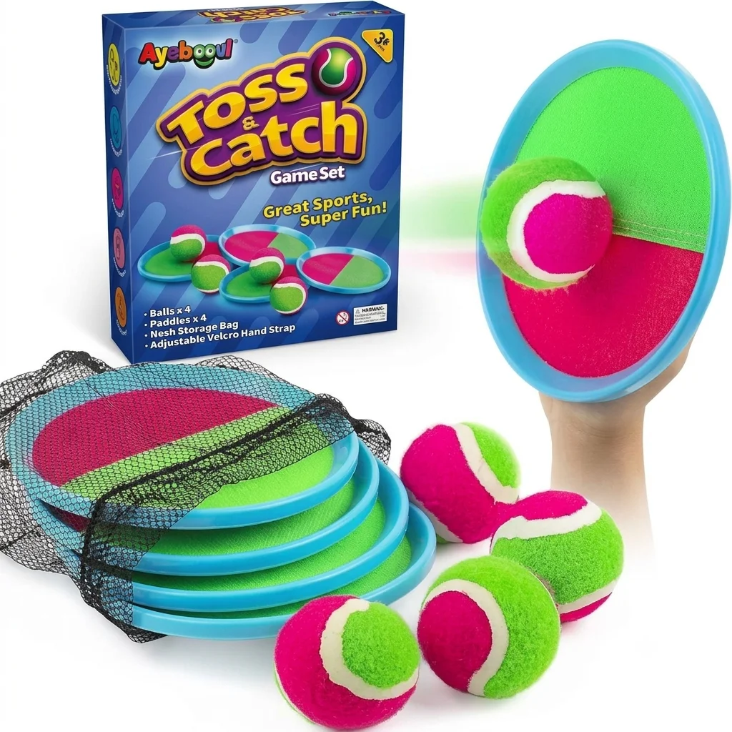 Toss and Catch Ball Game Outdoor Toy for Kids