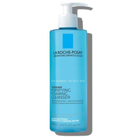 La Roche-Posay Toleriane Purifying Foaming Facial Cleanser, Oil Free Face Wash for Women & Men with Niacinamide + Ceramides, Pore Cleanser Safe For Sensitive Skin, Won’t Dry Out Skin, Soap Free