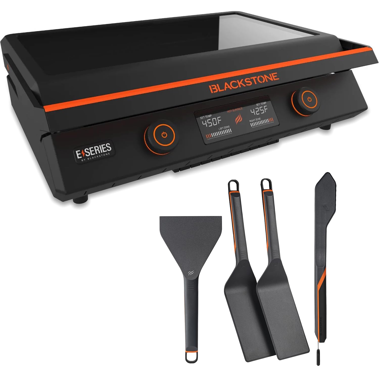 22 Inch Electric Griddle Nonstick with Lid, 8001 E-Series Tabletop Large Griddle By Blackstone with Blackstone Griddle Accessories For Indoor and Outdoor Use