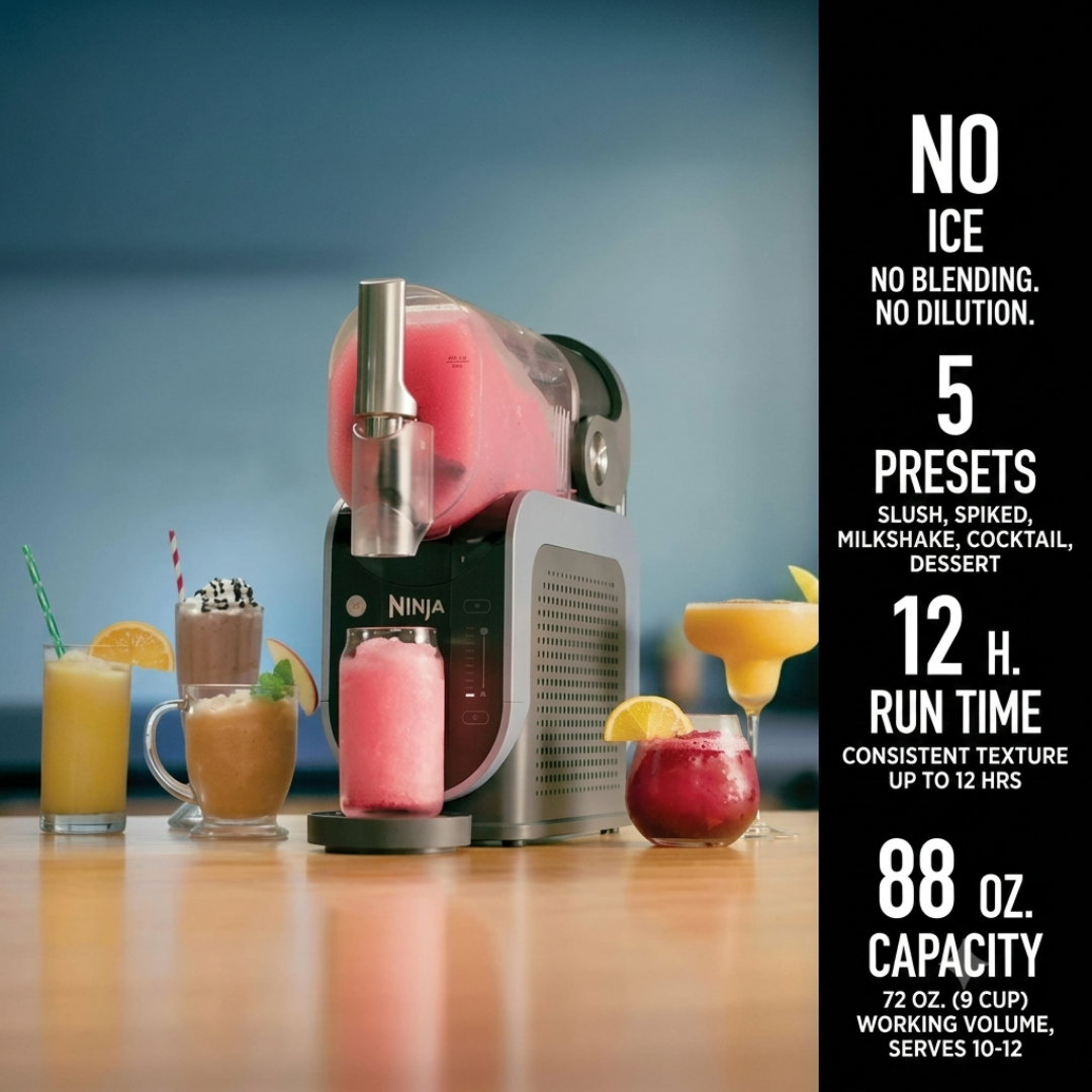 Ninja SLUSHi Professional Frozen Drink Maker – 88oz, RapidChill Technology, FS301 image 5