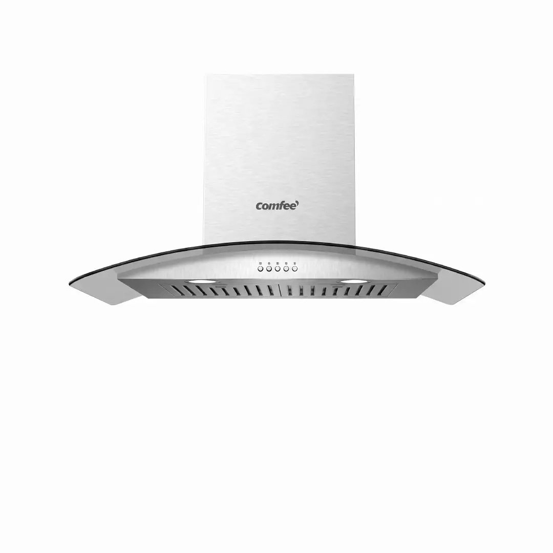 COMFEE 30 Inch Curved Glass Wall Mount Range Hood image 1