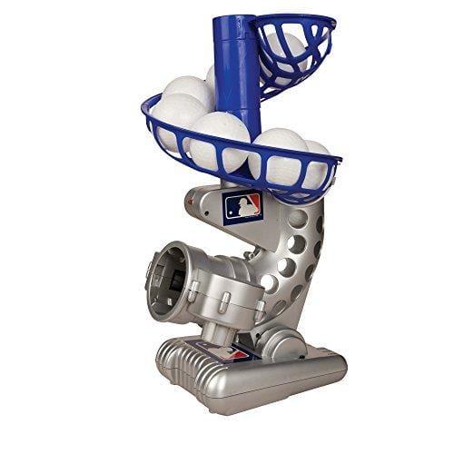 Franklin Sports MLB Electronic Baseball Pitching Machine - Automatic Youth Pitching Machine with (6) Plastic Baseballs Included -Youth Baseball Pitcher