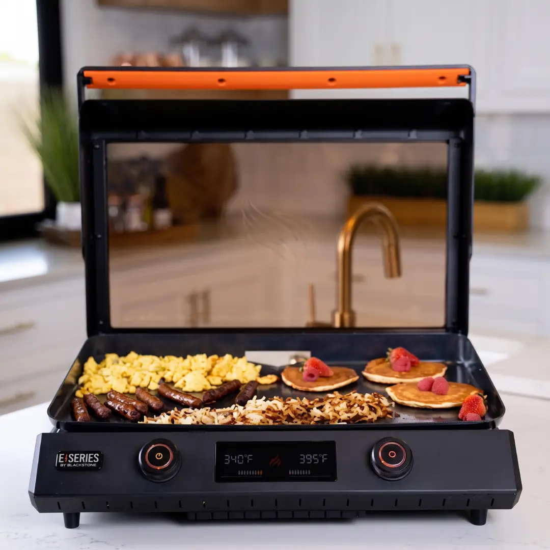 22 Inch Blackstone Electric Griddle Nonstick Tabletop with Lid image 2