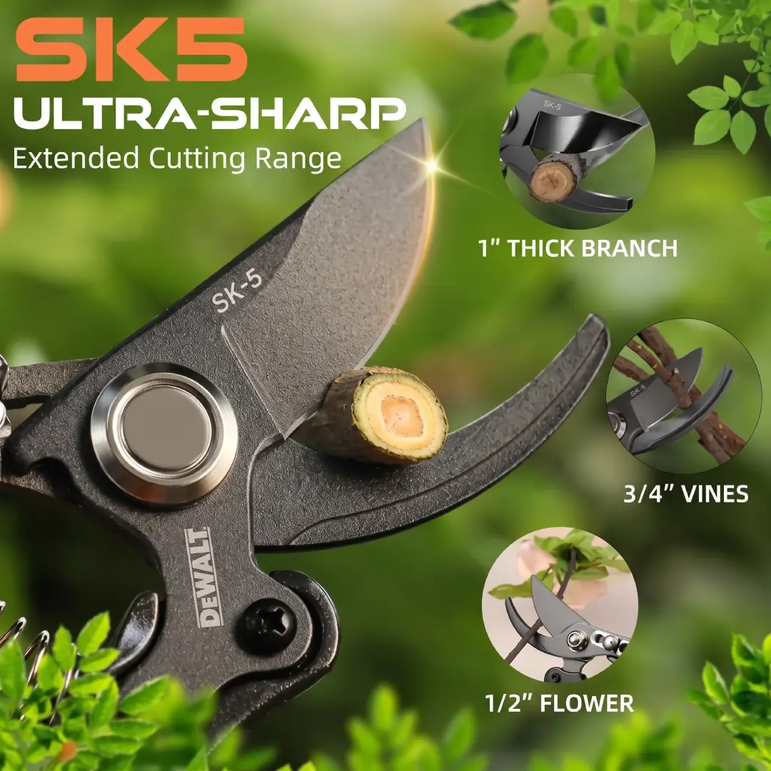 DECERK 8.5 Inch Professional Pruning Shears image 3