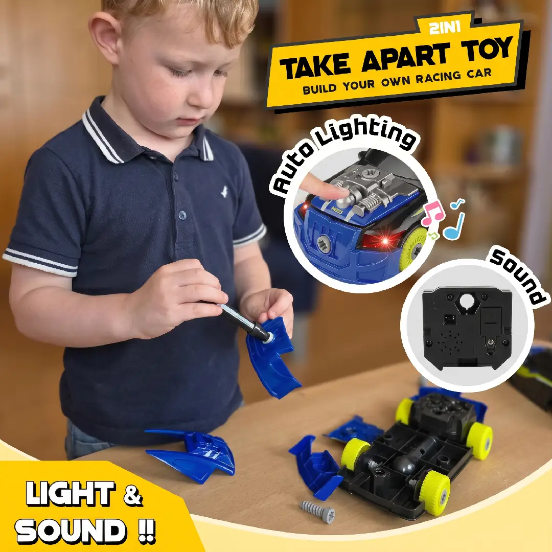 GILOBABY Take Apart STEM Building Set with Electric Drill image 2