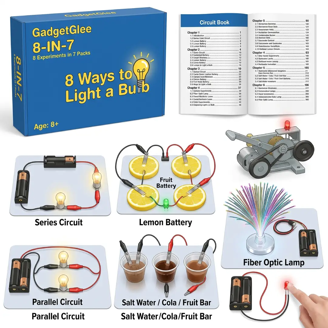 12 Pack Electric Circuit Kit for Kids Basic Science Experiments image 2