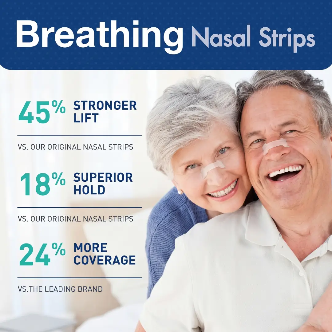 Extra Strength Nasal Strips for Better Breathing, Sleep & Sports image 7