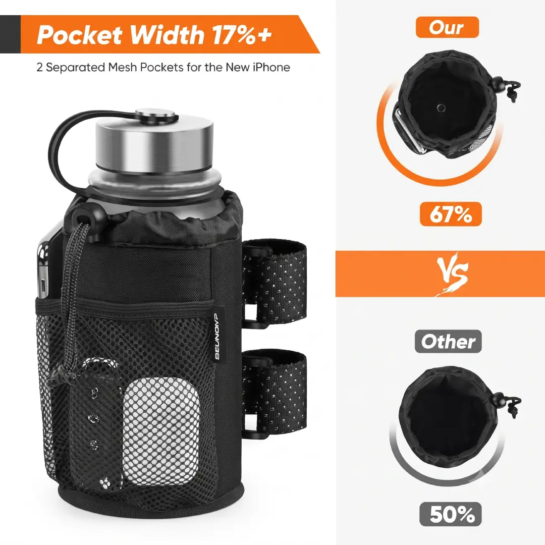 Belinous Scooter Cup Holder for 8-32oz Bottles image 2
