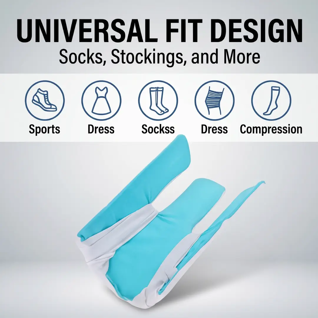 Elderly Sock Aid Dressing Tool – No-Bending Sock Wearing Helper image 5