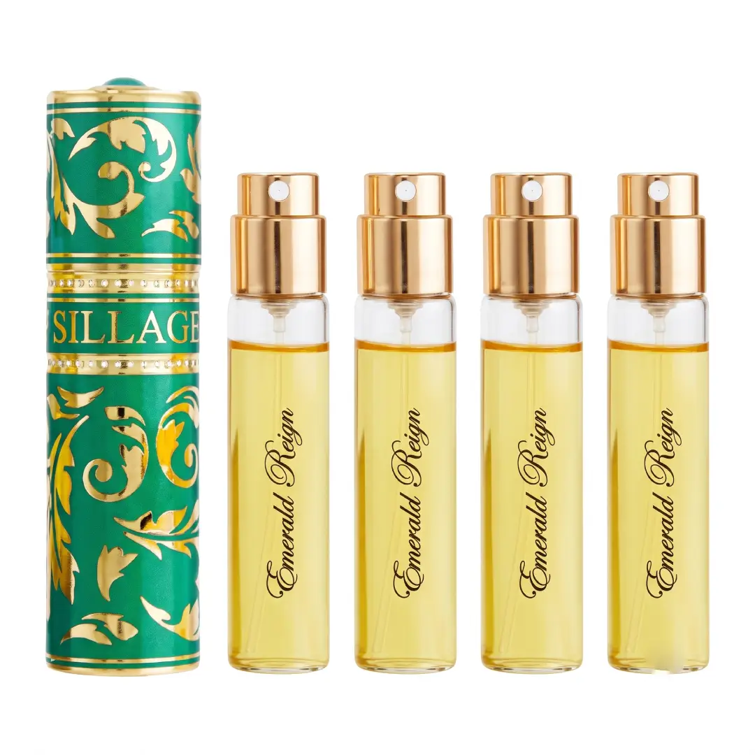House of Sillage Arabesque Emerald Reign Blanche Absolue Travel Spray Set
