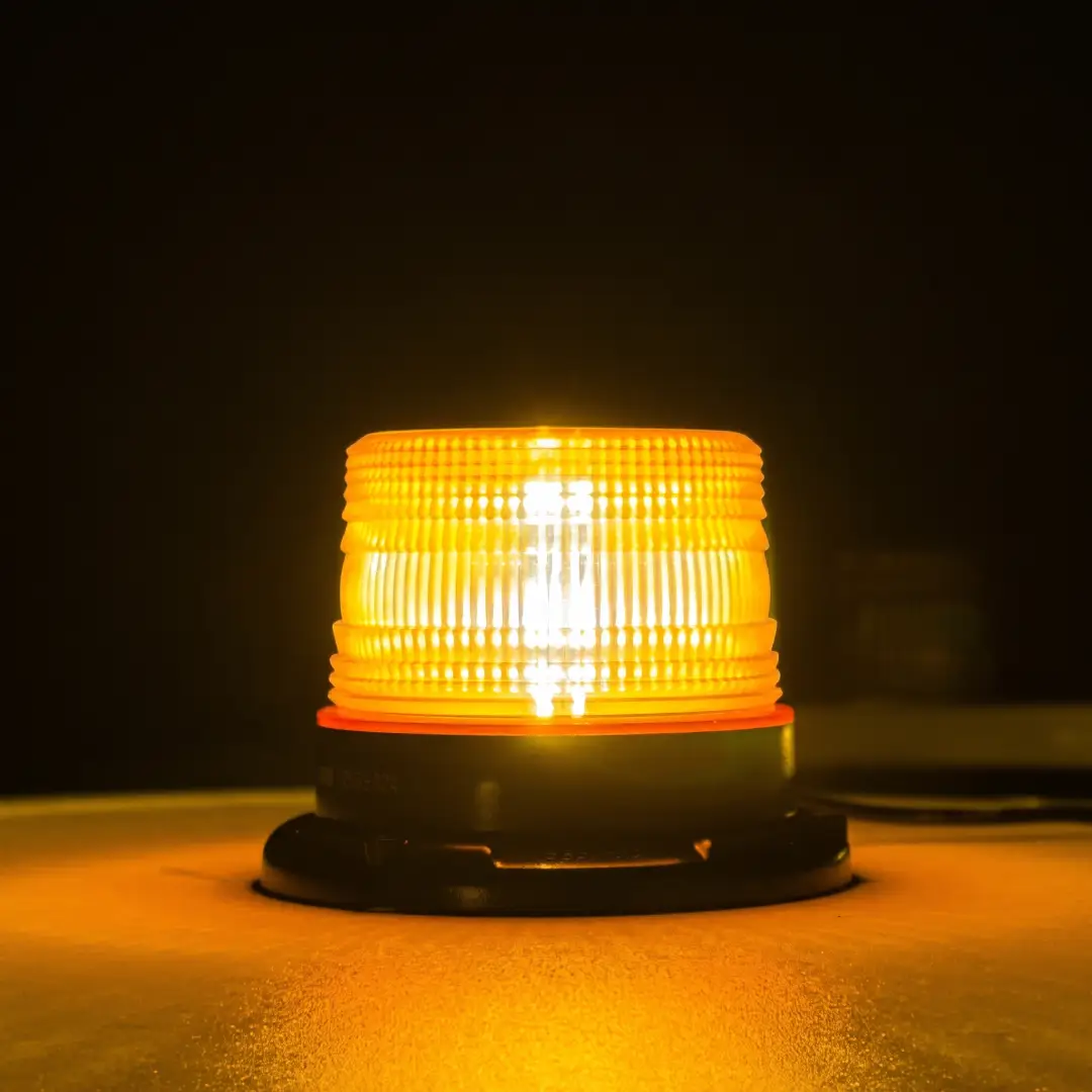 Magnetic Amber LED Strobe Warning Light for Vehicles image 4