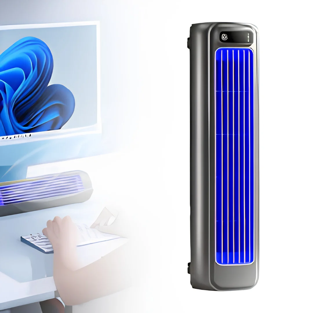 Portable Air Conditioner Fan with 3 Speeds and LED Touch Screen image 2