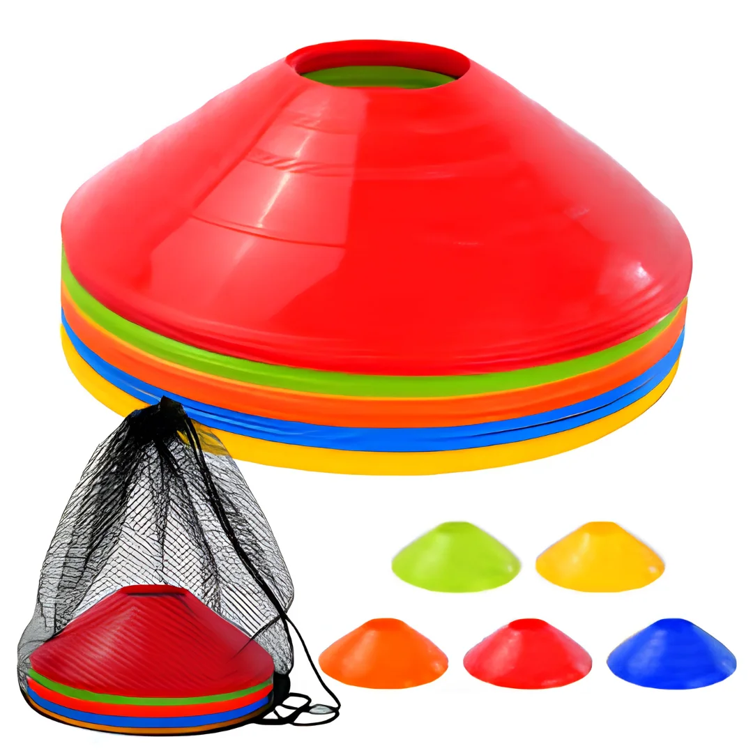 Agility Soccer Disc Cones with Carry Bag for Sports Training image 3
