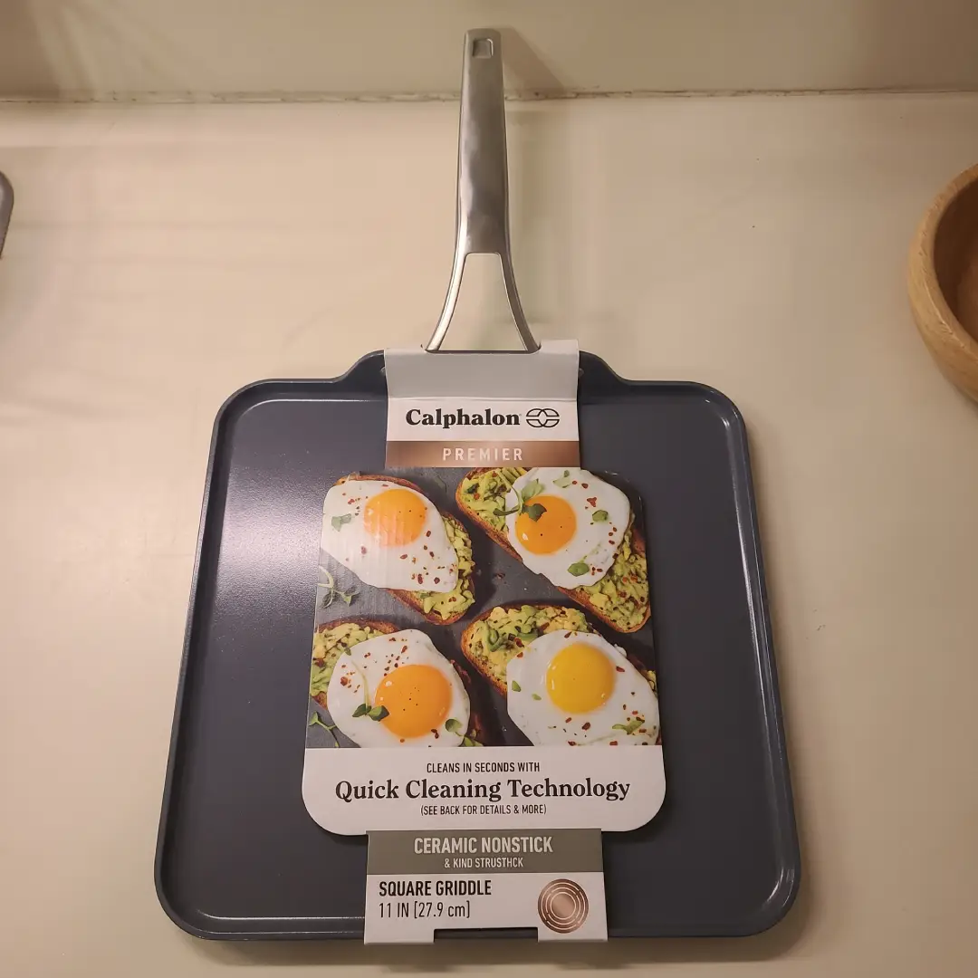 Calphalon Premier Ceramic Nonstick 11" Square Griddle image 2