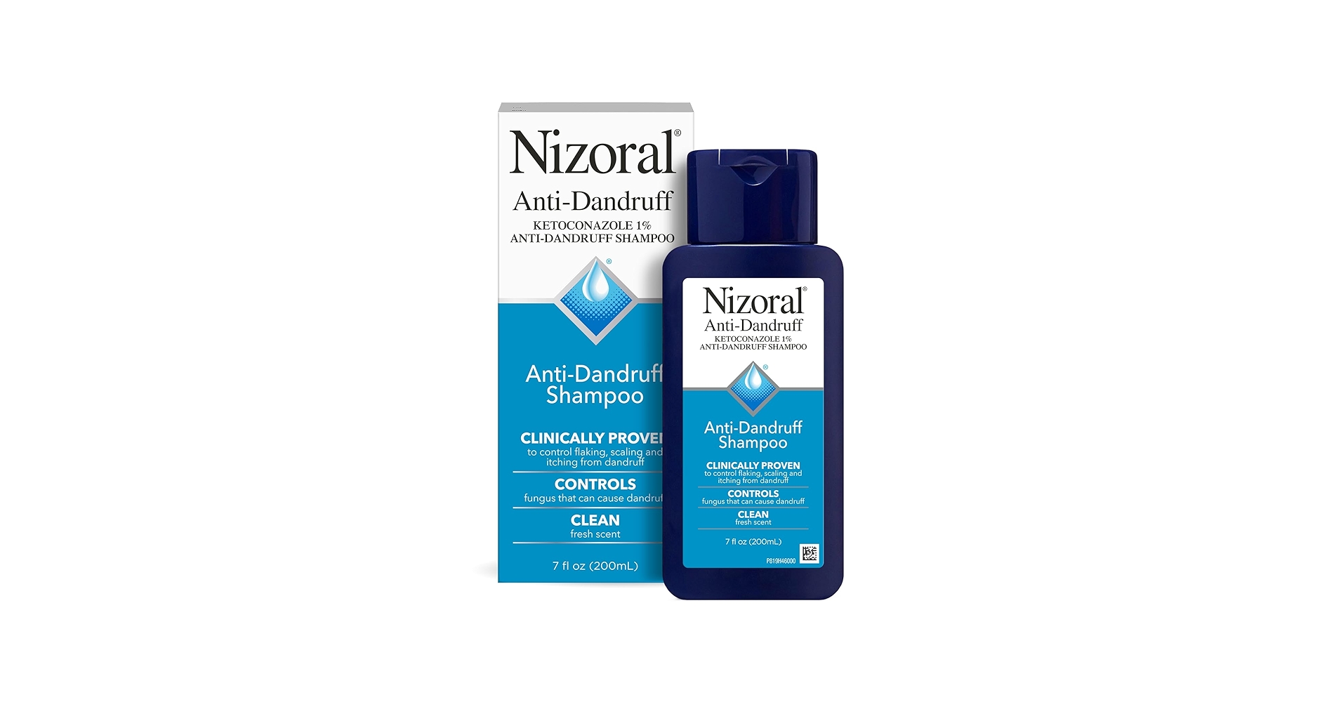 Nizoral Anti-Dandruff Shampoo with 1% Ketoconazole, Fresh Scent, 7 Fl Oz