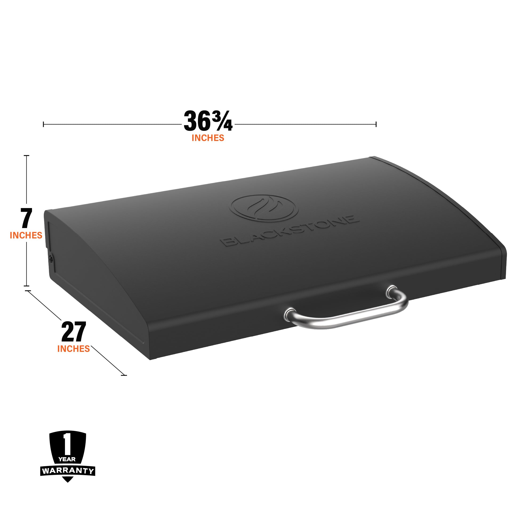 BLACKSTONE 5856 Omnivore 36" Griddle Hood, Built-in Flat Top Grill Hood with Handle, Powder Coated Steel, Black