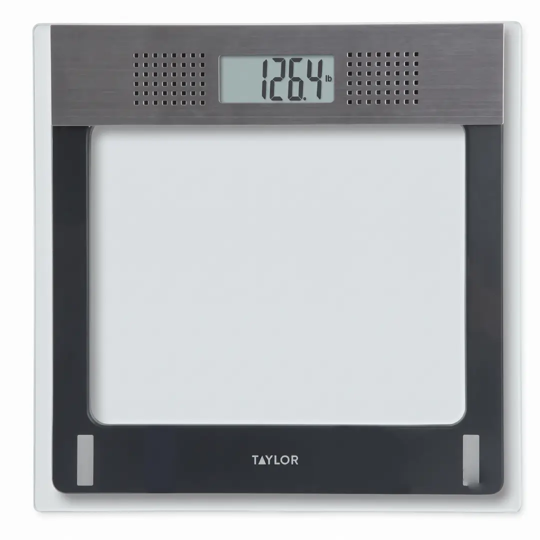 Talking Bathroom Scale with Large LCD Display 440 lb Capacity