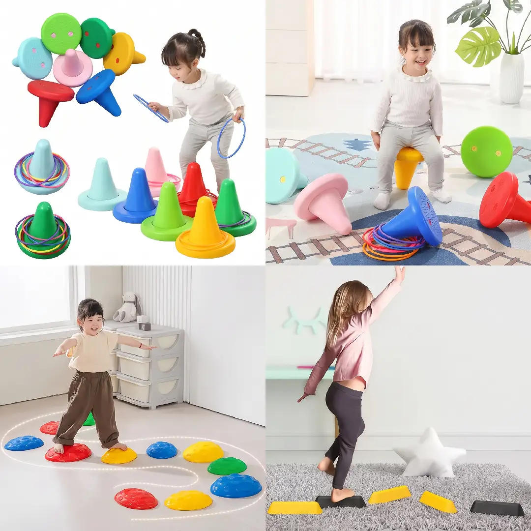 Kids Balance Stones Sensory Training Toys image 17