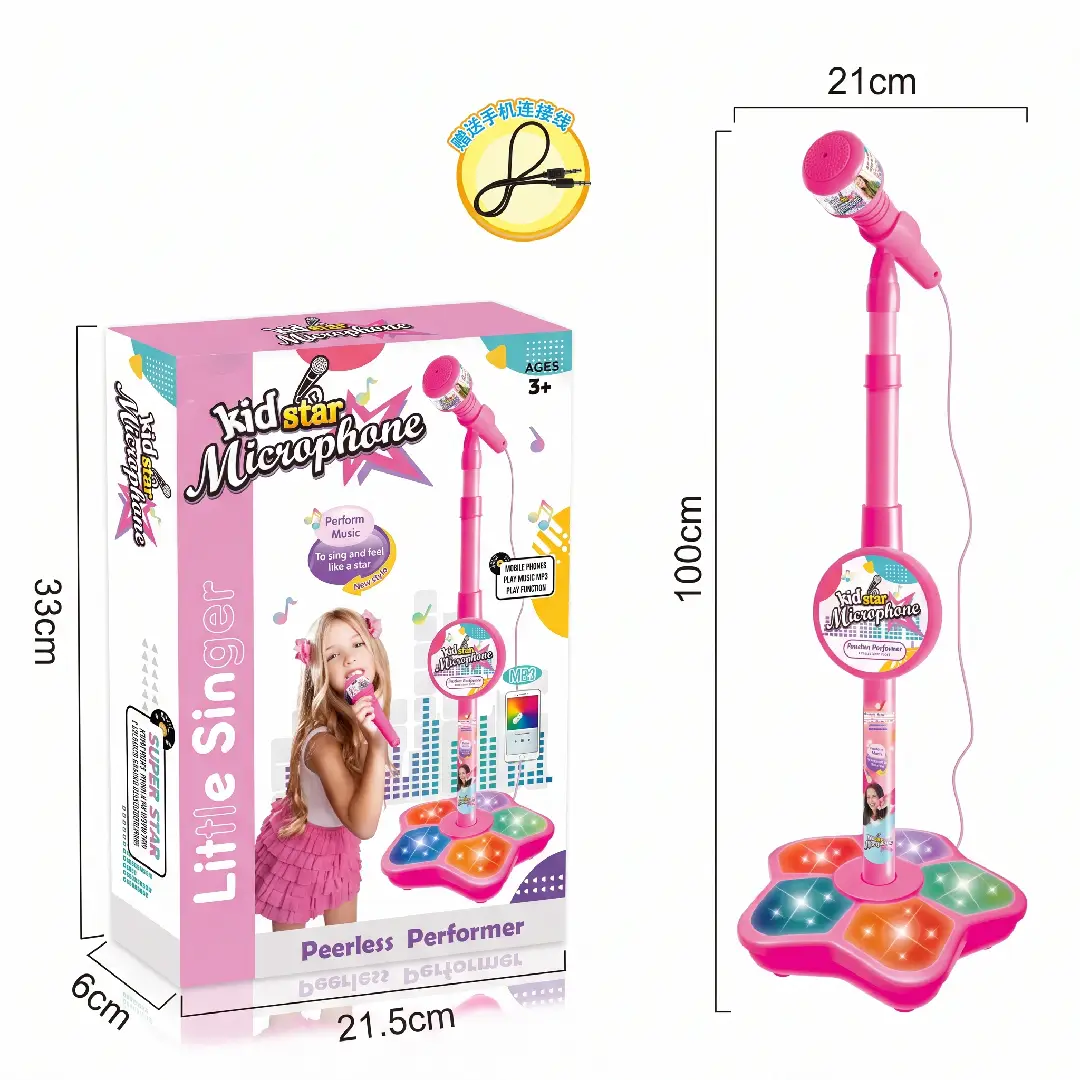 Kids Karaoke Microphone with Stand image 6