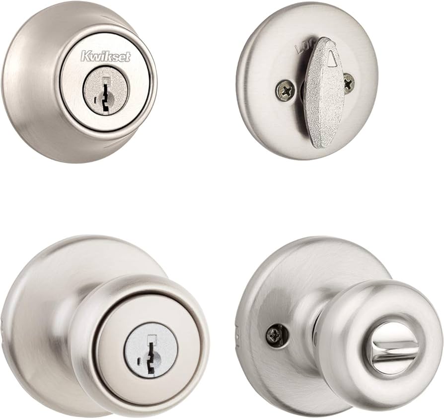 Kwikset 96900-381 690T 15 SMT BBPKG Satin Nickel Tylo Entry Combo Set