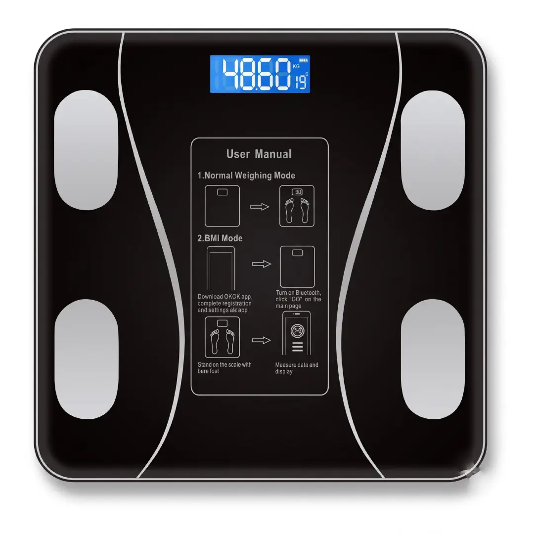 Smart Body Fat Scale with Bluetooth Body Composition Analysis image 2