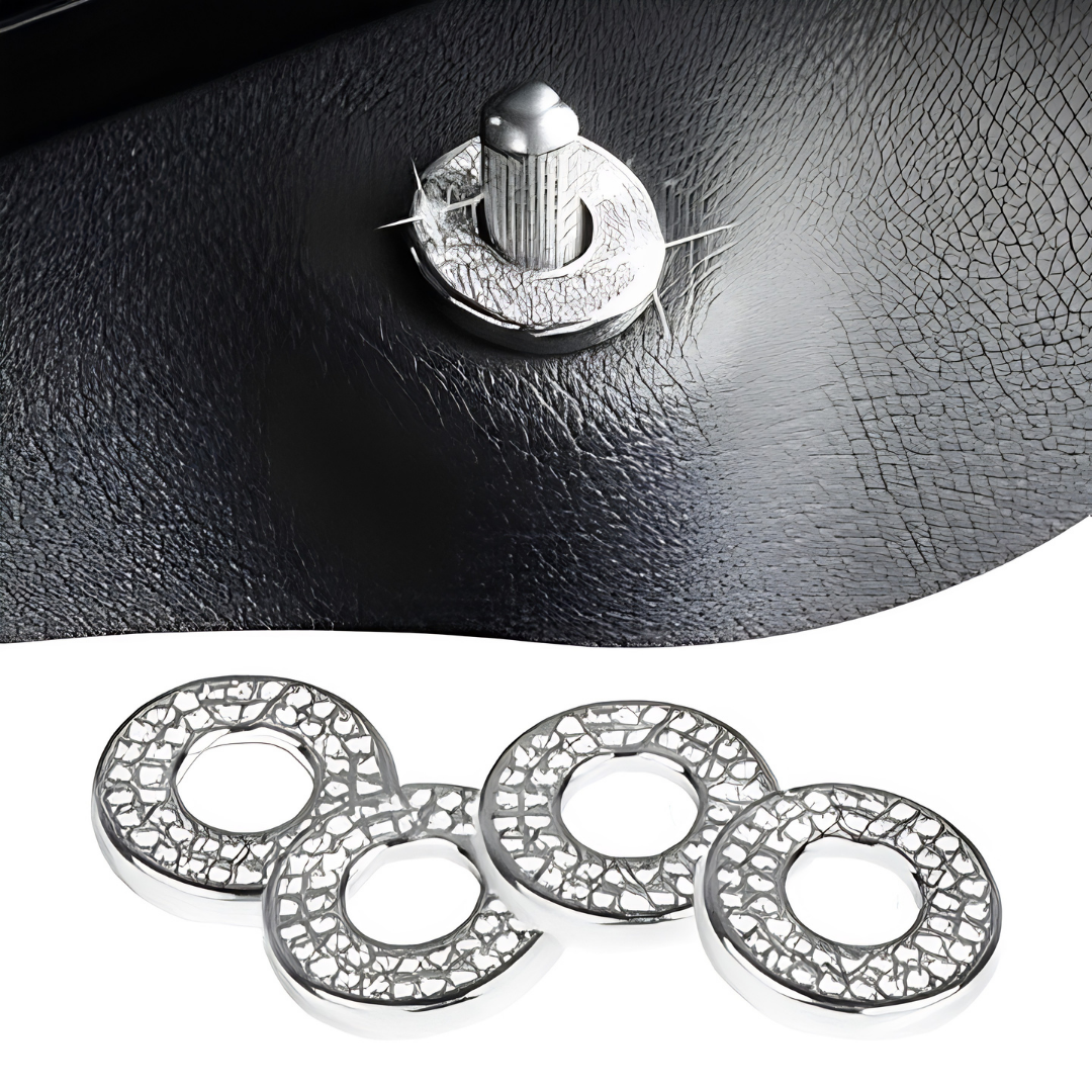 4 Pack Bling Car Door Lock Covers Rhinestone Decoration Stickers